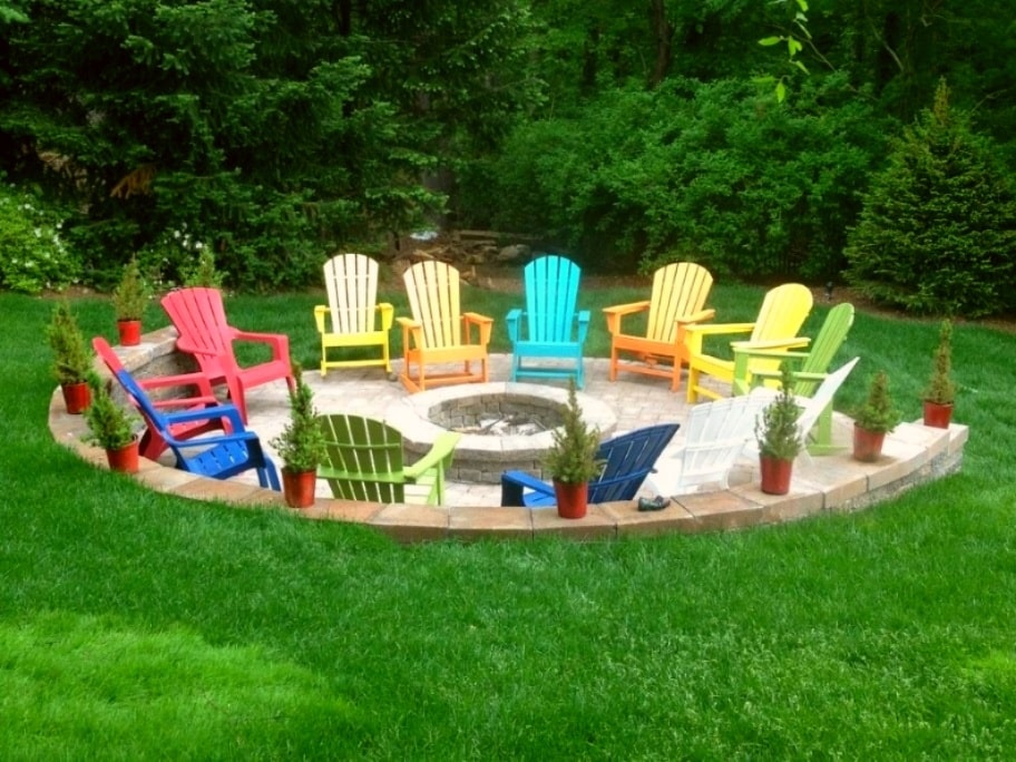 Patio Fire Pit Area