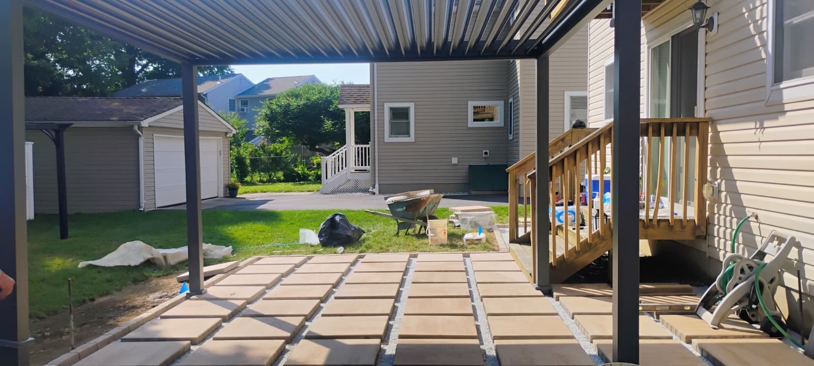 Backyard Patio Construction