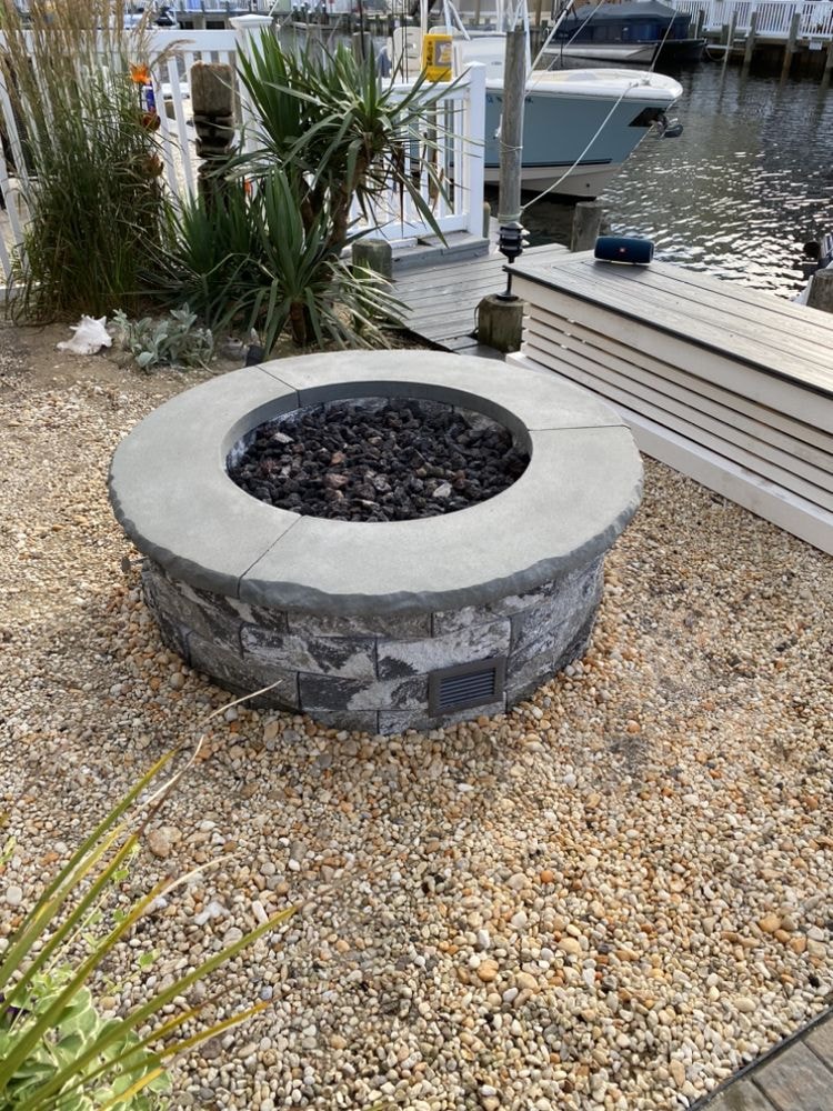 Waterfront Patio & Fire Pit